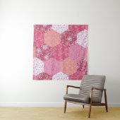 Japanisches Patchwork-Muster-Design Wandteppich (Beispiel)
