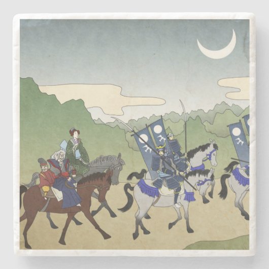 Japanisches Pferd Steinuntersetzer (Vorderseite)