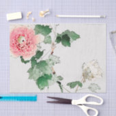 Japanisches Pfingstrosendruck Seidenpapier (Handwerk)