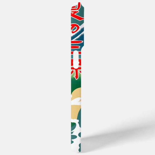 Japanisches Reiseplakat 1930er Art Deco Girl Case-Mate iPhone Hülle (Rückseite / Rechts)