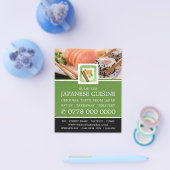 Japanisches Restaurant, Sushi Werbung Flyer (Einzeln)