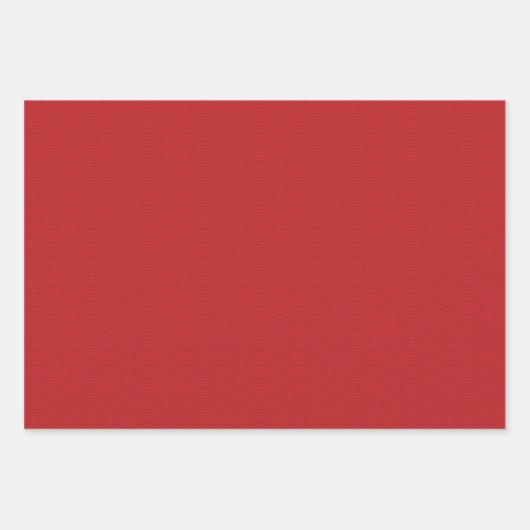 Japanisches Sakura Design Traditionelles, nahtlose Geschenkpapier Set (Vorderseite 3)