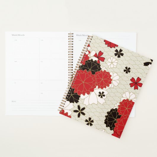 Japanisches Sakura Elegantes Muster Planer (Anzeige)