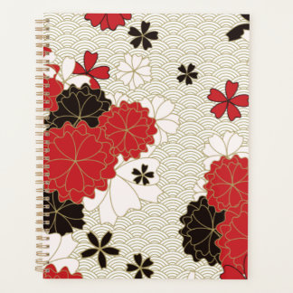 Japanisches Sakura Elegantes Muster Planer