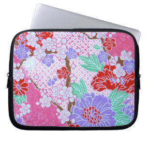 Japanisches Sakura Muster Laptop Sleeve