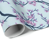 Japanisches Sakura Musterpapier Geschenkpapier (Rolleneckpunkt)