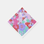 Japanisches Sakura Musterpapier Napkins Serviette (Ecke)