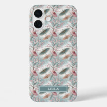 Japanisches Sakura-Schirm-Muster Monogramm