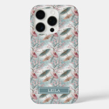 Japanisches Sakura-Schirm-Muster Monogramm