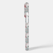 Japanisches Sakura-Schirm-Muster Monogramm Case-Mate iPhone Hülle (Rückseite / Links)