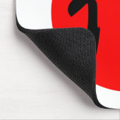 Japanisches Samurai-Kanji-Symbol Mousepad (Ecke)