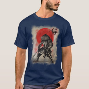 Japanisches Samurai-Katana Premium T-Shirt (2)