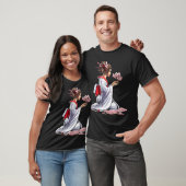 Japanisches Samurai-Mädchen T-Shirt (Unisex)