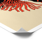 Japanisches Samurai-Pferd Poster (Ecke)