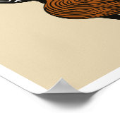 Japanisches Samurai-Pferd Poster (Ecke)