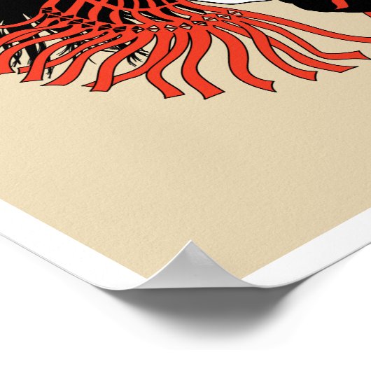 Japanisches Samurai-Pferd Poster (Ecke)