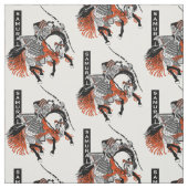 Japanisches Samurai-Pferd Stoff (Muster)