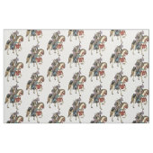 Japanisches Samurai-Pferd Stoff (Fat Quarter (45,7 x 55,9 cm))