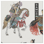 Japanisches Samurai-Pferd  Stoff (Nahaufnahme)