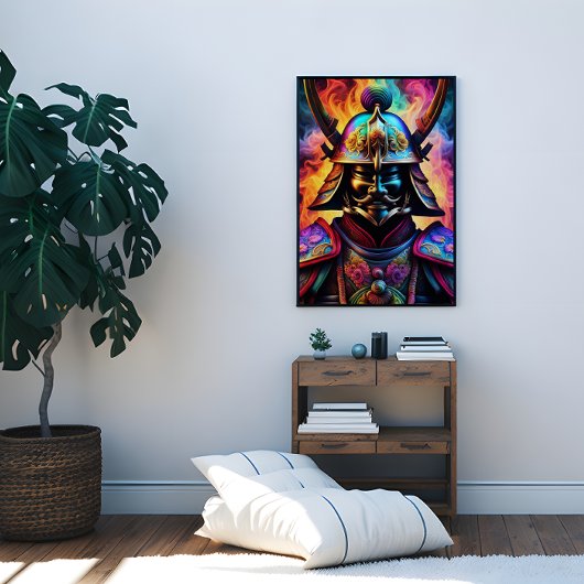 Japanisches Samurai-Plakat Poster