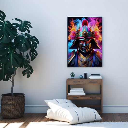 Japanisches Samurai-Plakat Poster