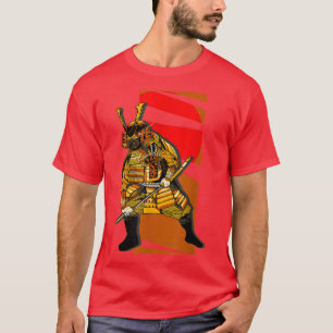 Japanisches Samurai-Schwert Katana Rüstung Krieger T-Shirt