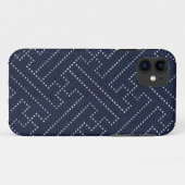 japanisches Sashiko-Schlüsseldesign Case-Mate iPhone Hülle (Rückseite (Horizontal))