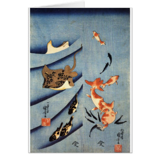 Japanisches Seeleben, alter Japaner Art. C. 1800's