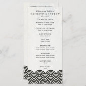 japanisches Seigaiha Waves-Programm/Dienstorden Programm (Vorne/Hinten)