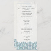 japanisches Seigaiha Waves-Programm/Dienstorden Programm (Vorne/Hinten)