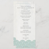 japanisches Seigaiha Waves-Programm/Dienstorden Programm (Vorne/Hinten)