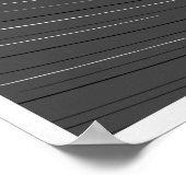 japanisches Surfposter mit Sonnenuntergang Poster (Ecke)