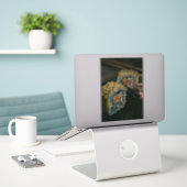 japanisches Sushi Aufkleber (Laptop auf Schreibtisch)