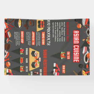 japanisches Sushi-Bar Restaurant Banner