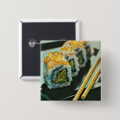 japanisches Sushi Button (Vorne & Hinten)