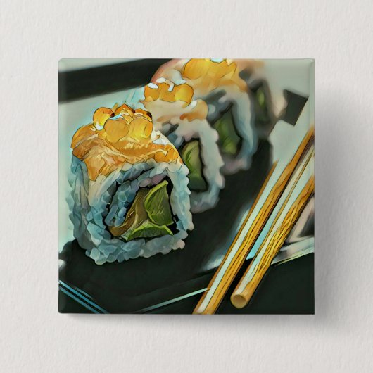 japanisches Sushi Button (Vorderseite)