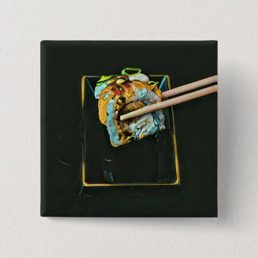 Japanisches Sushi-Lieblingsgeschenk Button (Vorderseite)