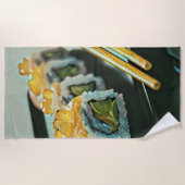 japanisches Sushi Strandtuch (Vorderseite)