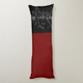 Japanisches Symbol: Ehrenversprechen der Liebe Seitenschläferkissen (Rückseite (Vertikal))