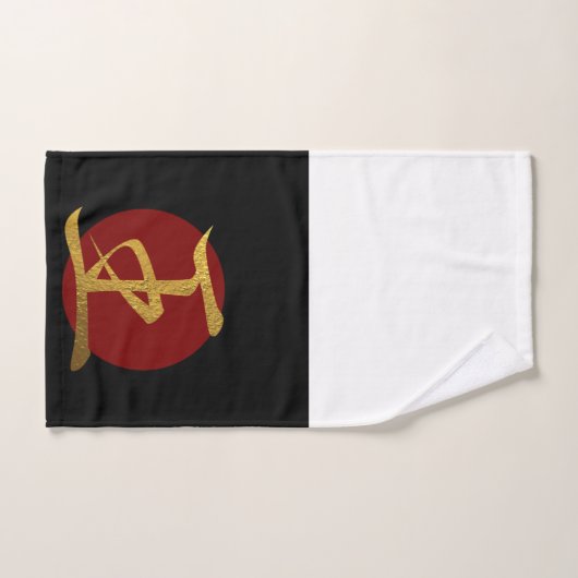 Japanisches Symbol: König Badhandtuch Set (Handtuch)