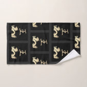 Japanisches Symbol: König Badhandtuch Set (Handtuch)