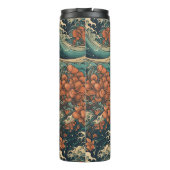 Japanisches Tattoo Art Sea Monster Thermosbecher (Rückseite)