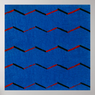 Japanisches Textil Muster von Furuya Korin (1904) Poster