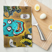 Japanisches Thema Geschirrtuch (Viertel Falte)