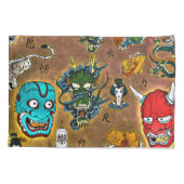 Japanisches Thema Kissenbezug (Rückseite)