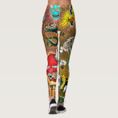 Japanisches Thema Leggings (Rückseite)