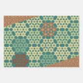 Japanisches Thema Mix Muster Geschenkpapier Set (Vorderseite 2)