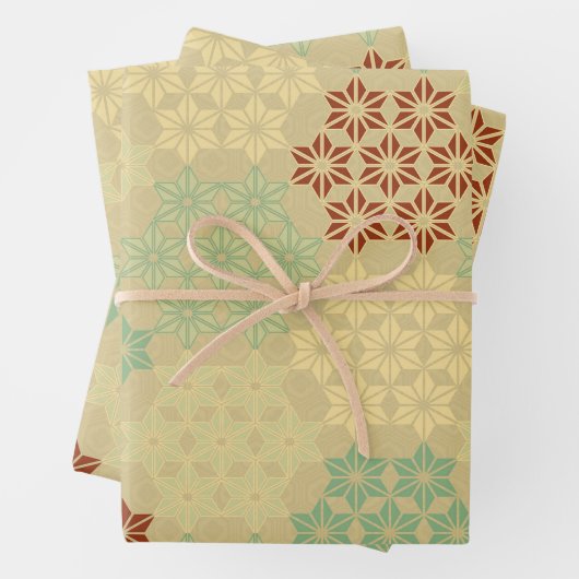 Japanisches Thema Mix Muster Geschenkpapier Set (Beispiel)