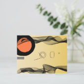 Japanisches Thema Postkarte (Stehend Vorderseite)