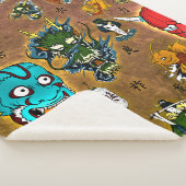 Japanisches Thema Sherpadecke (3/4)